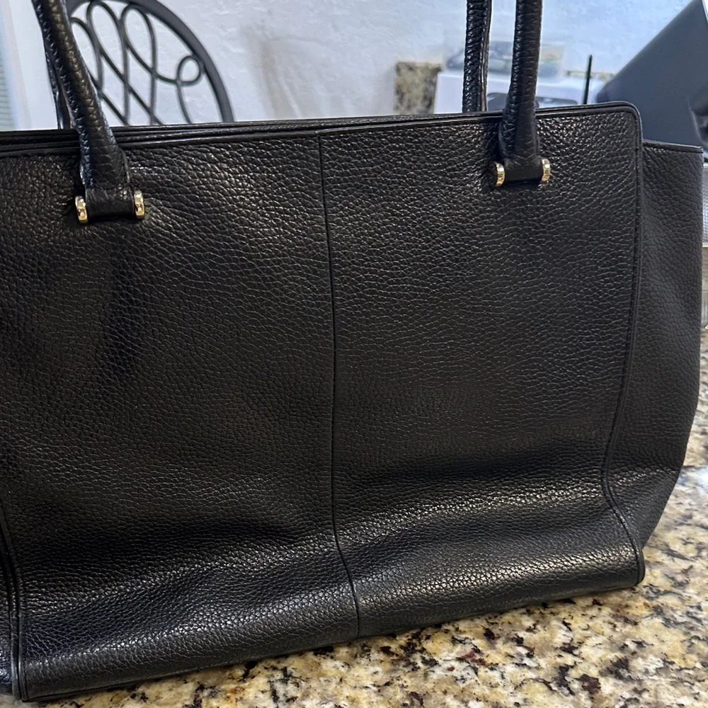 Kate Spade Black Pebbled Leather Tote - Picture 11 of 13